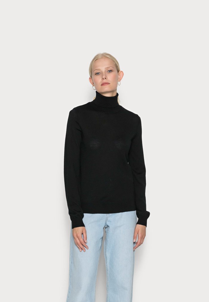 Pulls Anna Field MERINO WOOL TURTLENECK Noir Femme | GWF-6302240